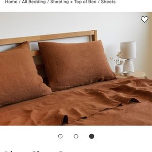 Parachute king linen sheet set